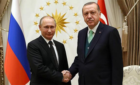 Putin y Erdogan Putin y Erdogan inauguran las obras de la primera central nuclear turca